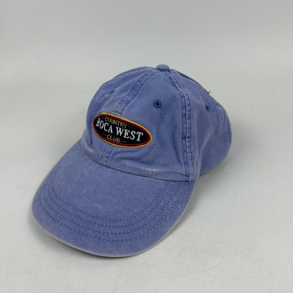 Authentic Ahead Headgear Baseball Cap Hat Womens OS Purple Boca West Embroidered - Picture 1 of 8